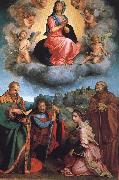 Andrea del Sarto Virgin with Four Saints oil painting